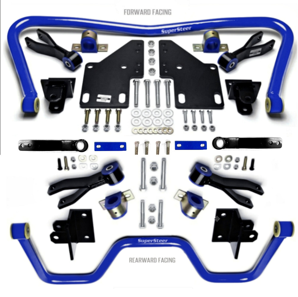 SuperSteer® SS290 Ford F53 Dual Rear Aux Sway Bar Kit 1618K