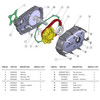 Noram 2:1 Reduction With Wet Clutch Fits 3/4" Inch Keyed Shaft GB2-7575