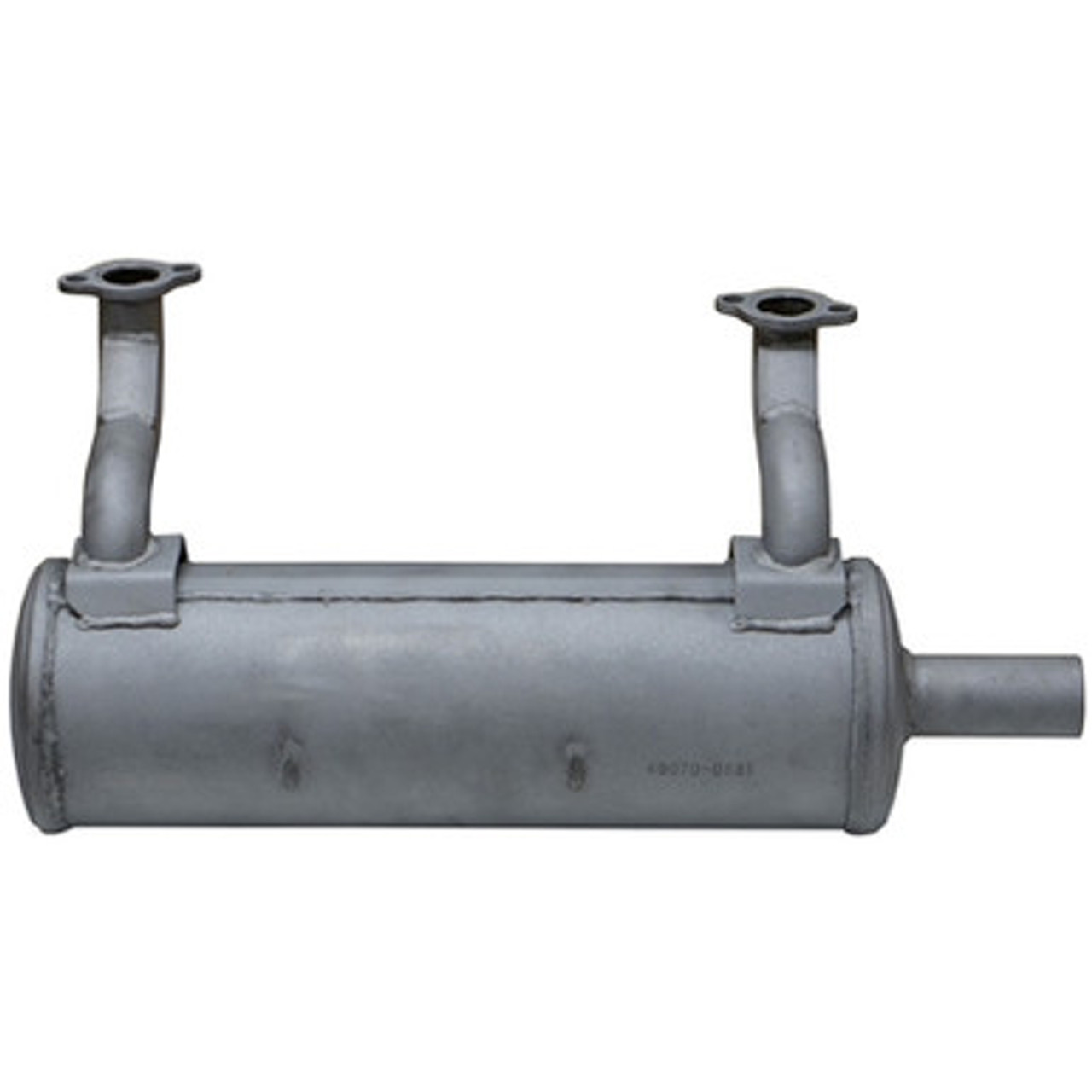 Kawasaki OEM Muffler Fits FS, FR, FX, 481V, 541V, 600V Horizontal Low Mount  Muffler (603cc Engines) 49070-0881