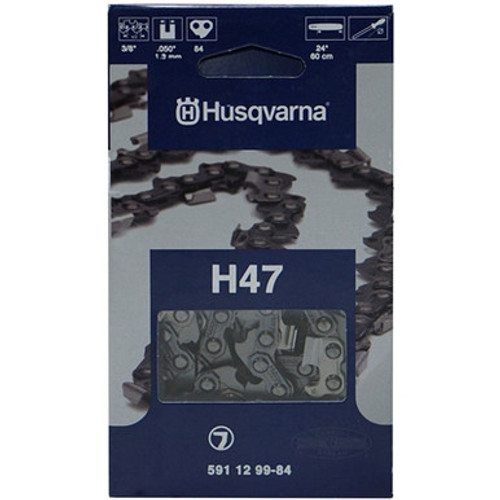 Genuine Husqvarna OEM 24" Pro Chain 3/8" Pitch x .050 Gauge 84 Drive Links 591 12 99-84, 591129984, 5018426-84, 501842684