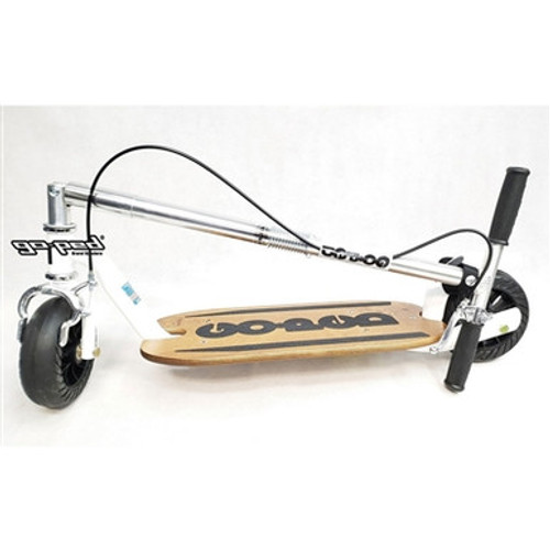 folded view of Go Ped kick push scooter