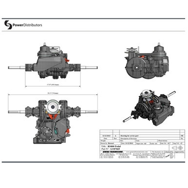 Ariens 21549043 Transmission Kit – OEM Replacement For RS800 Transmission