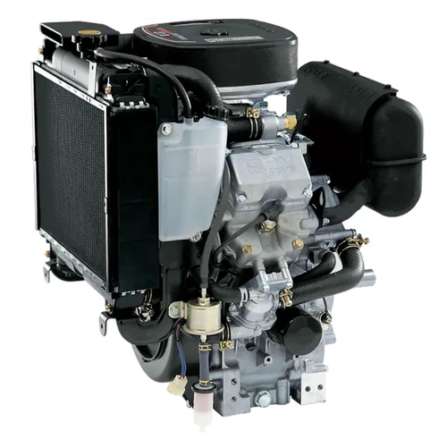 Genuine Kawasaki FD750D-S02 liquid-cooled V-Twin gasoline engine – OEM replacement engine for commercial lawn equipment.