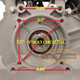13hp gas engine Rhino CS188SB shaft view