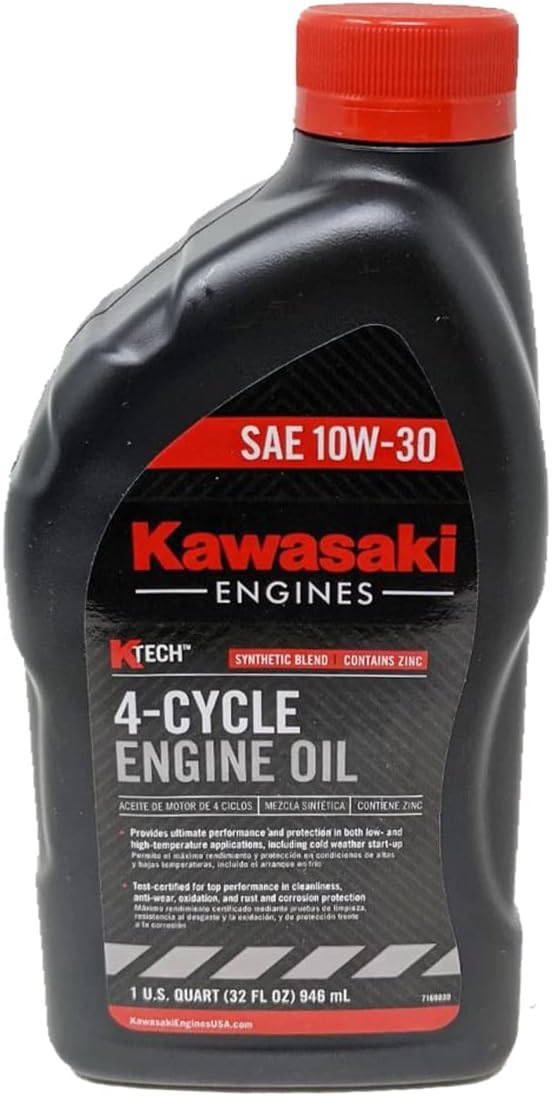 Genuine Kawasaki 10W-30 High Performance 4-Cycle Engine Oil