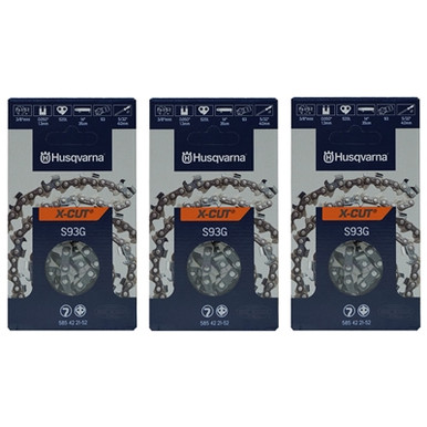 Catena motosega Husqvarna - S93G - passo 3/8 mini - spess 1,3 mm Maglie: 40