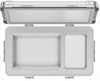 APL35 Dual Zone Aluminum Silver Fridge | ICECO | 35 LT