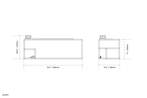 60L Water Tank - 15 Gal 60L Water Tank - 15 Gal