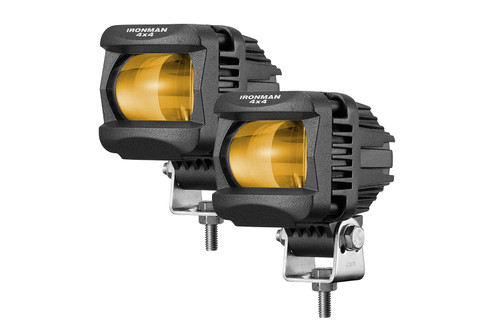 2" 10W LED Fog Lights, Amber (2-Pack)