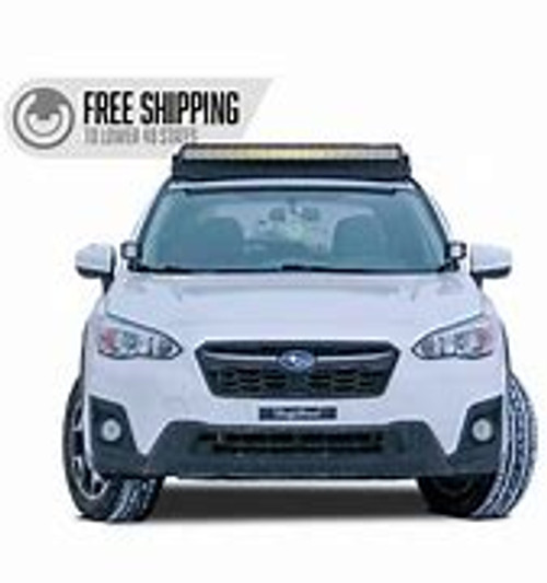 Subaru Crosstrek Prinsu rack with 40" light cutout fits 2018-2022 Subaru Crosstrek Prinsu rack with 40" light cutout fits 2018-2022
