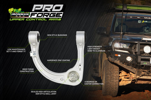ProForge Upper Control Arms Suited For 2008+ Toyota 200 Series Land Cruiser / Lexus LX570 ProForge Upper Control Arms Suited For 2008+ Toyota 200 Series Land Cruiser / Lexus LX570