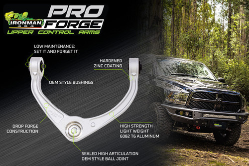 ProForge Upper Control Arms Suited For 2013-18 Ram 1500 DS