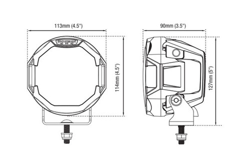 SCOPE 5" LED DRIVING LIGHTS (SPOT) SCOPE 5" LED DRIVING LIGHTS (SPOT)
