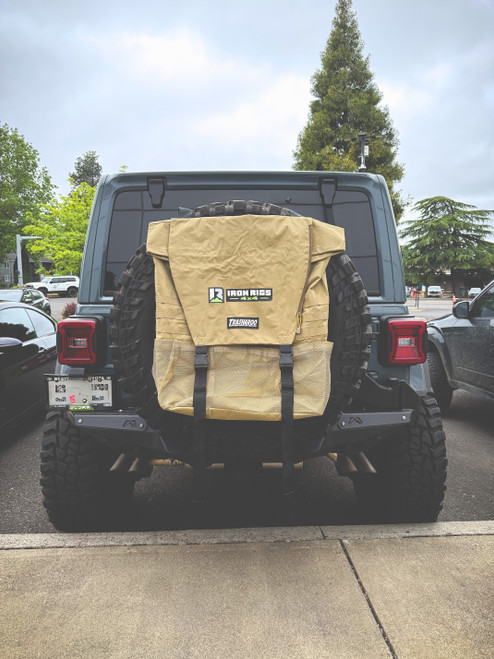 Trasharoo Spare Tire Trash Bag | Storage Bag TAN