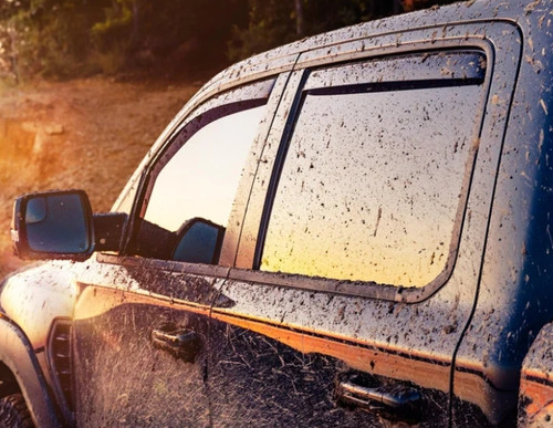 2024+ Toyota Tacoma WeatherTech Side Window Deflectors