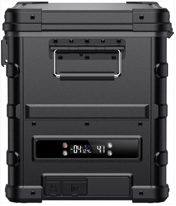 APL35 Dual Zone Aluminum Silver Fridge | ICECO | 35 LT