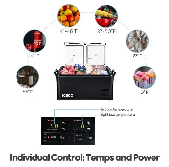 VL75ProD 12V Heavy Duty Freezer | ICECO | 75 LT