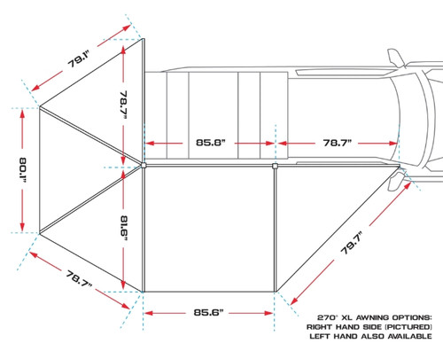 DeltaWing 270° Awning (XL)