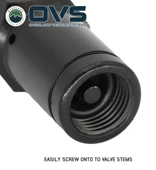 OVS 4 Piece Adjustable Tire Deflator Kit & Storage Bag - (PSI 10-30 lbs.)