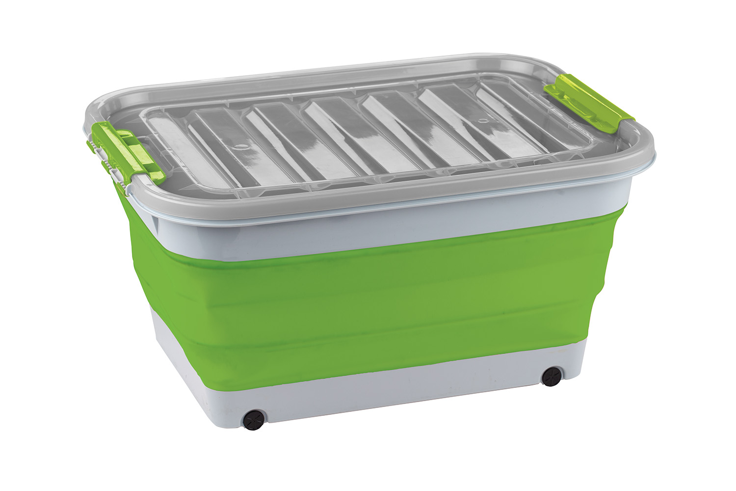 broadbean / ブロードビーン /ゴミ箱 /オリーブ Collapsible Storage Tub with Lid - 45L - Iron Rigs 4x4