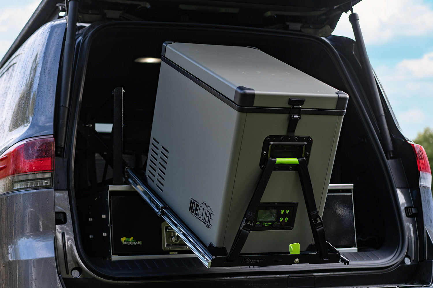 Tilting Fridge Slide 30L to 50L Iron Rigs 4x4