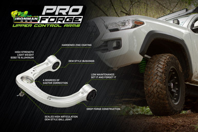 ProForge Upper Control Arms Suited For 2005+ Toyota Tacoma - Iron Rigs 4x4
