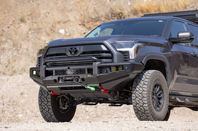 Front Right Bumper End Panel Cover For 2022-2024 Toyota Tundra – With Sensor Hole, Unfinished Black ABS