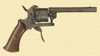 BELGIAN PINFIRE REVOLVER - C6613