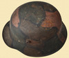 GERMAN WWI CAMO HELMET - C47436