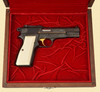 FN HIGH POWER ENGRAVED IN WOOD CASE - D34332