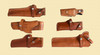 LEATHER COMMERCIAL HOLSTER LOT - M10662