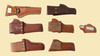 LEATHER COMMERCIAL HOLSTER LOT - M10663