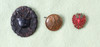GERMAN BUTTONS, PINS, TAGS LOT - M11235