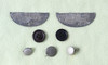 GERMAN BUTTONS, PINS, TAGS LOT - M11235