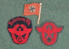 GERMAN 3-WWII POLICE PATCHES - C62892