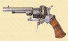 BELGIAN PINFIRE REVOLVER - C61273