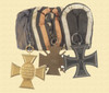 GERMAN WW1 VETERAN MEDALS - C10674