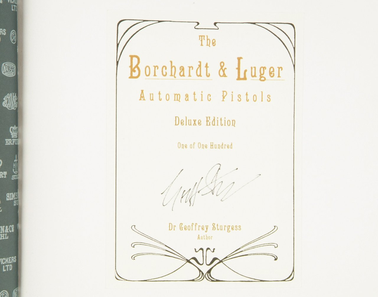 THE BORCHARDT & LUGER AUTOMATIC PISTOLS - DELUXE - Simpson Ltd