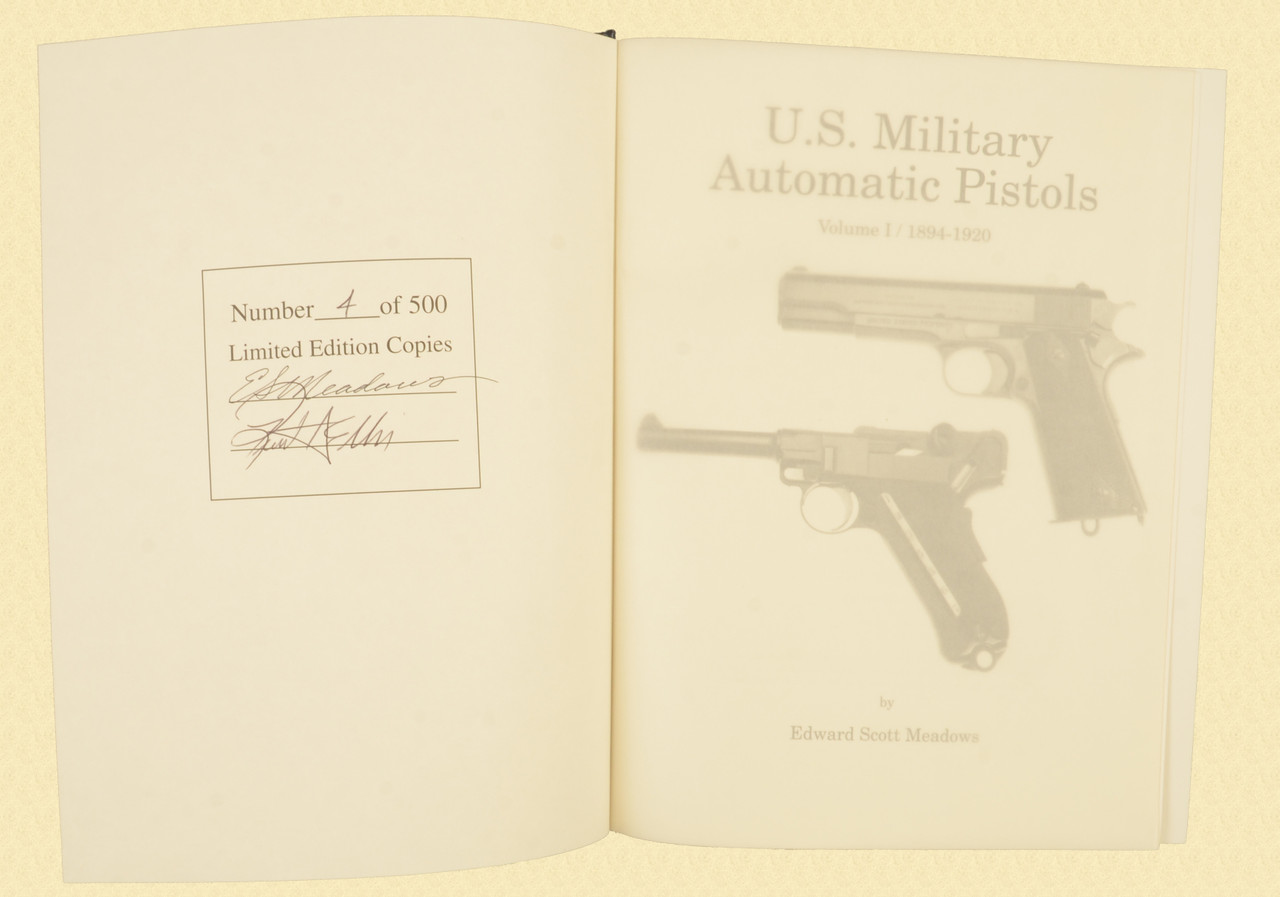 U S MILITARY PISTOLS 1894 - 1920 DELUXE VOL 1 - C43632