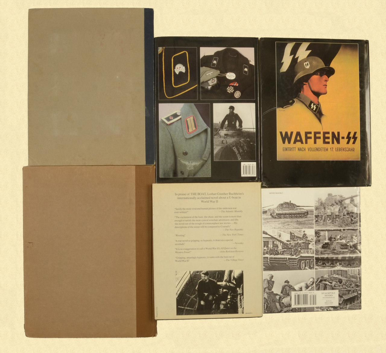 GERMAN BOOKS ABOUT WW II- LOT OF 6 - C44551