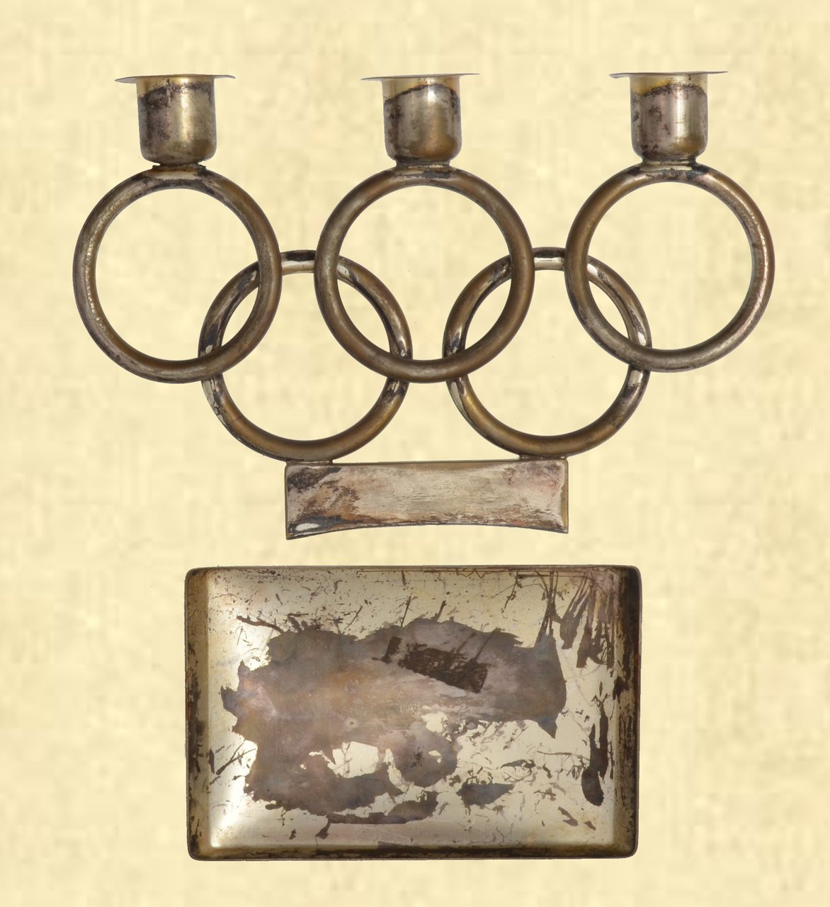 1936 OLYMPIC COMMEMORATIVE CANDLE HOLDER - C41632