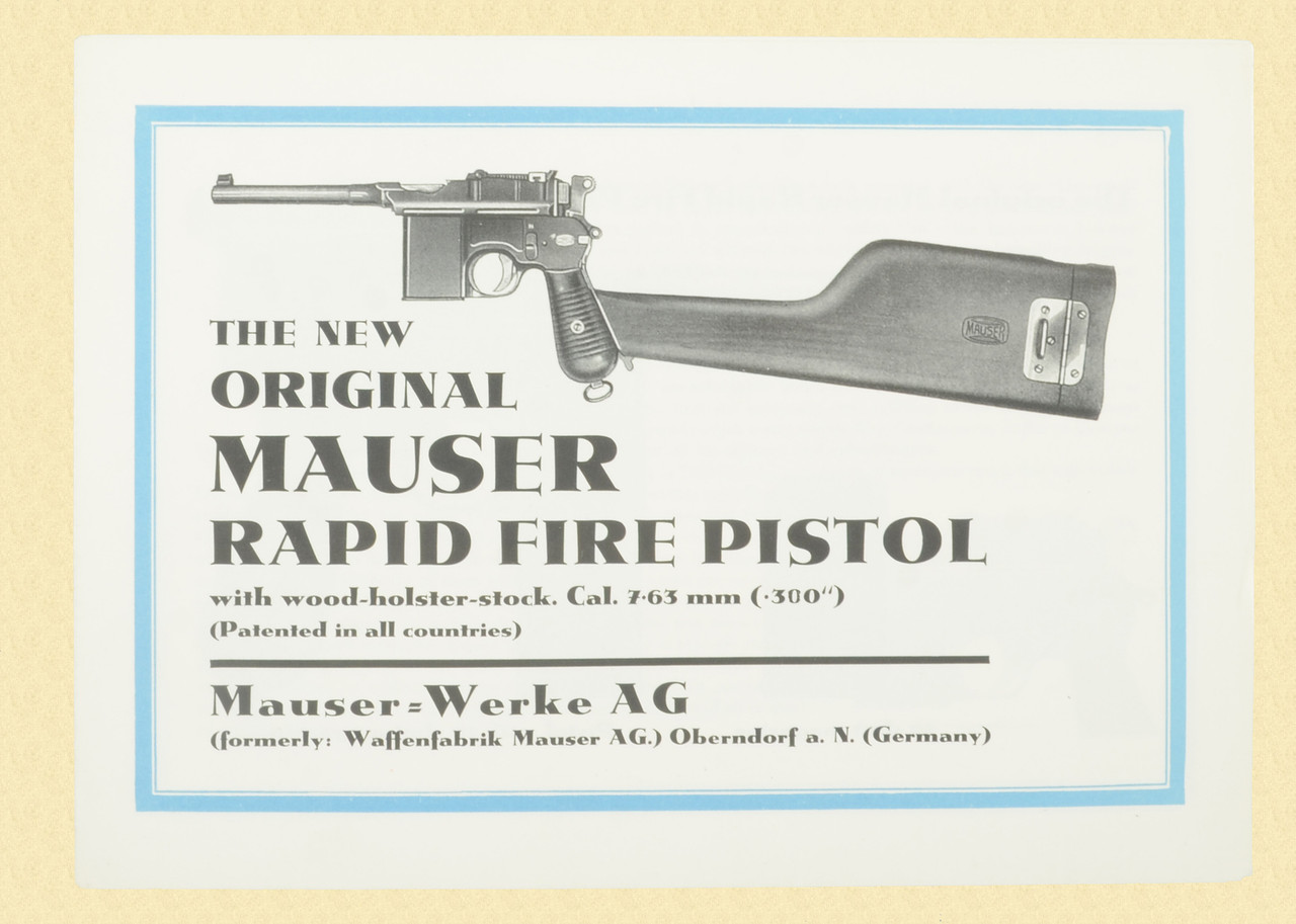 MAUSER 712 AUTOMATIC NON-GUN - M8035