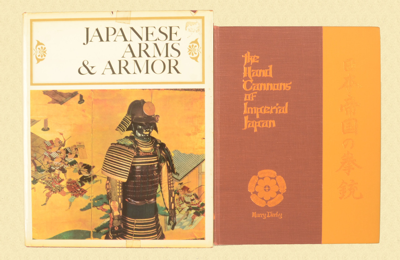 BOOKS JAPANESE ARMS AND ARMOR LOT OF 2 BOOKS - C30855