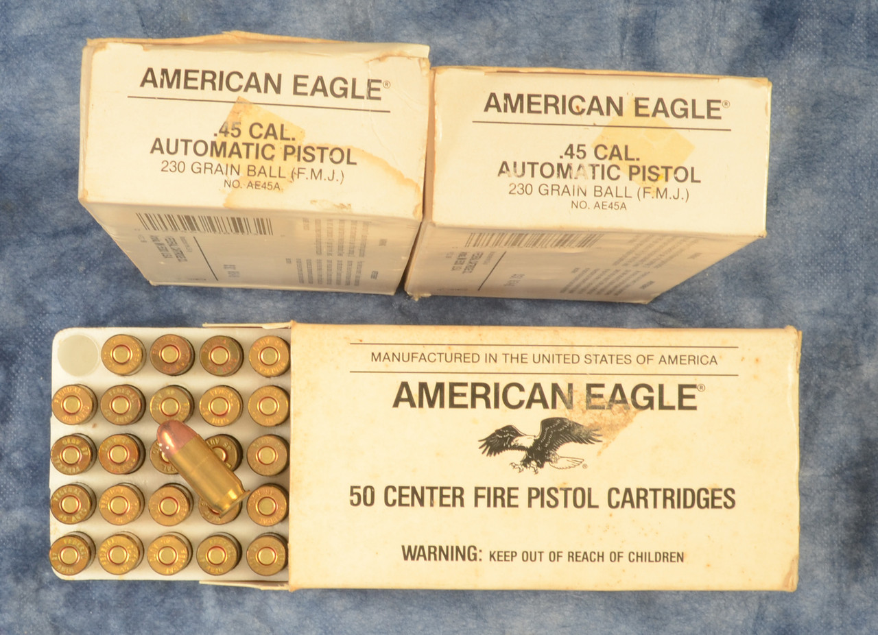 AMMUNITION .45 AUTO PISTOL 150 ROUNDS - C33330