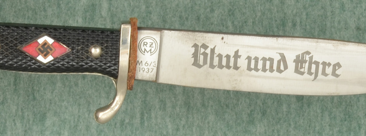 GERMAN HJ KNIFE WITH SCABBARD - M8669