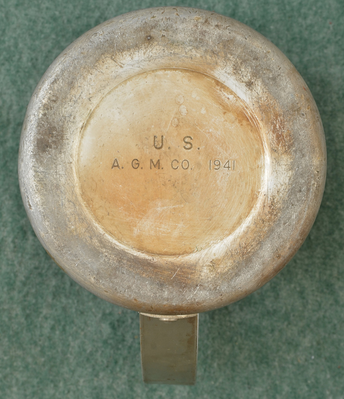 USGI WW II ALUMINUM CUP + CSA BUCKLE - C51836