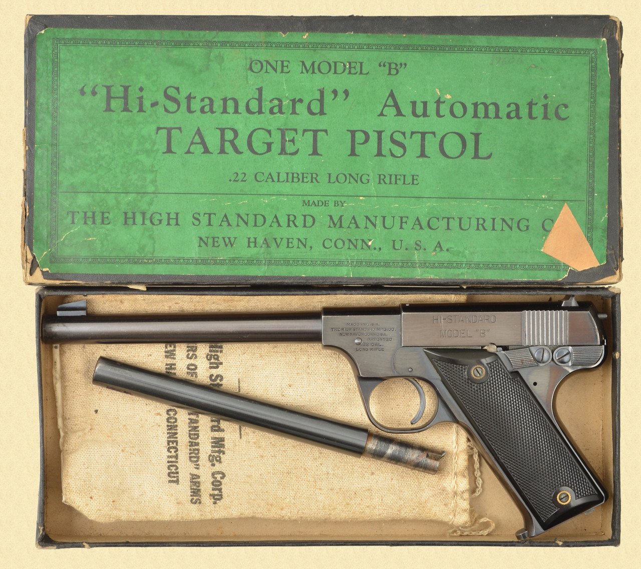 HIGH STANDARD MODEL B PISTOL - D34107