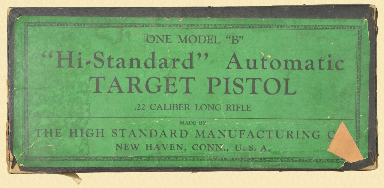 HIGH STANDARD MODEL B PISTOL - D34107