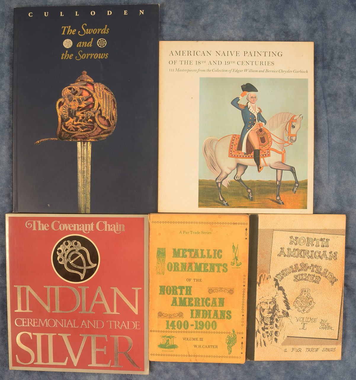 NORTH AMERICAN INDIAN TRADE SILVER LOT OF 5 BOOKS - C52373