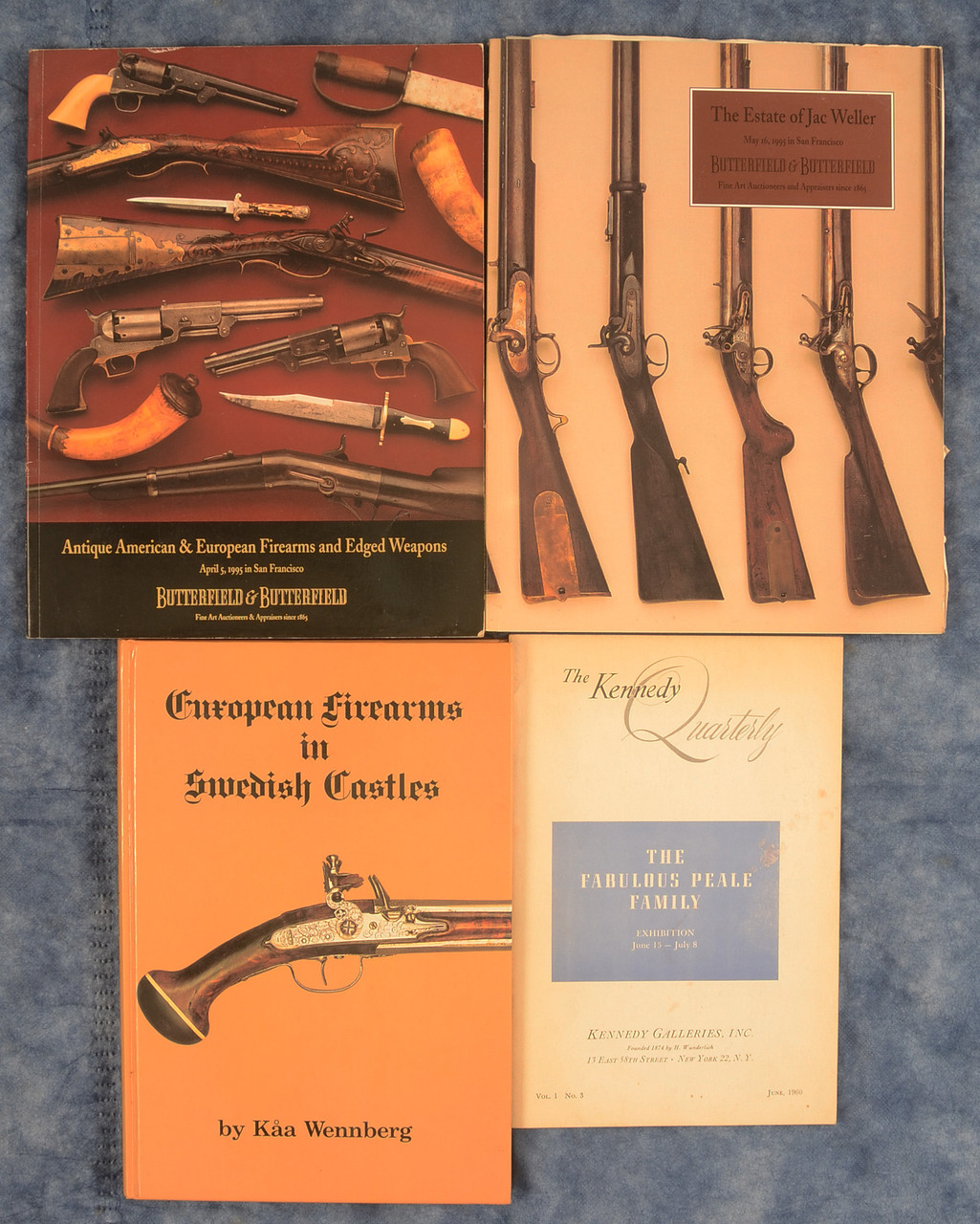 	EUROPEAN FIREARMS in SWEDISH CASTLES LOT OF 4 BOOKS - C52810